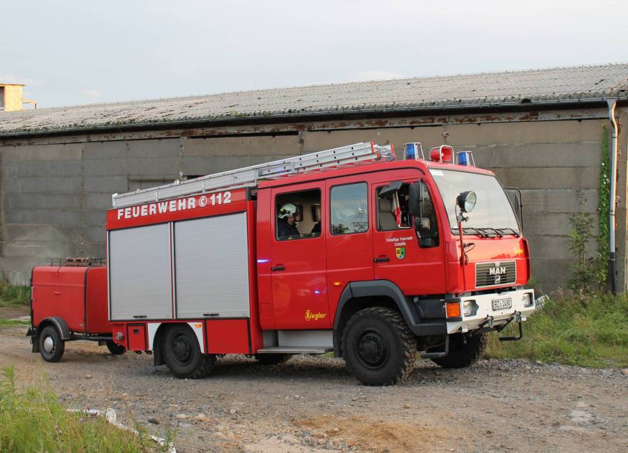Löschfahrzeug der Feuerwehr Schmölln