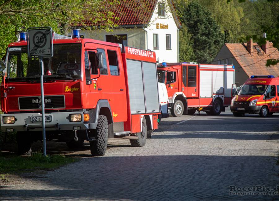 Löschfahrzeug der Feuerwehr Schmölln