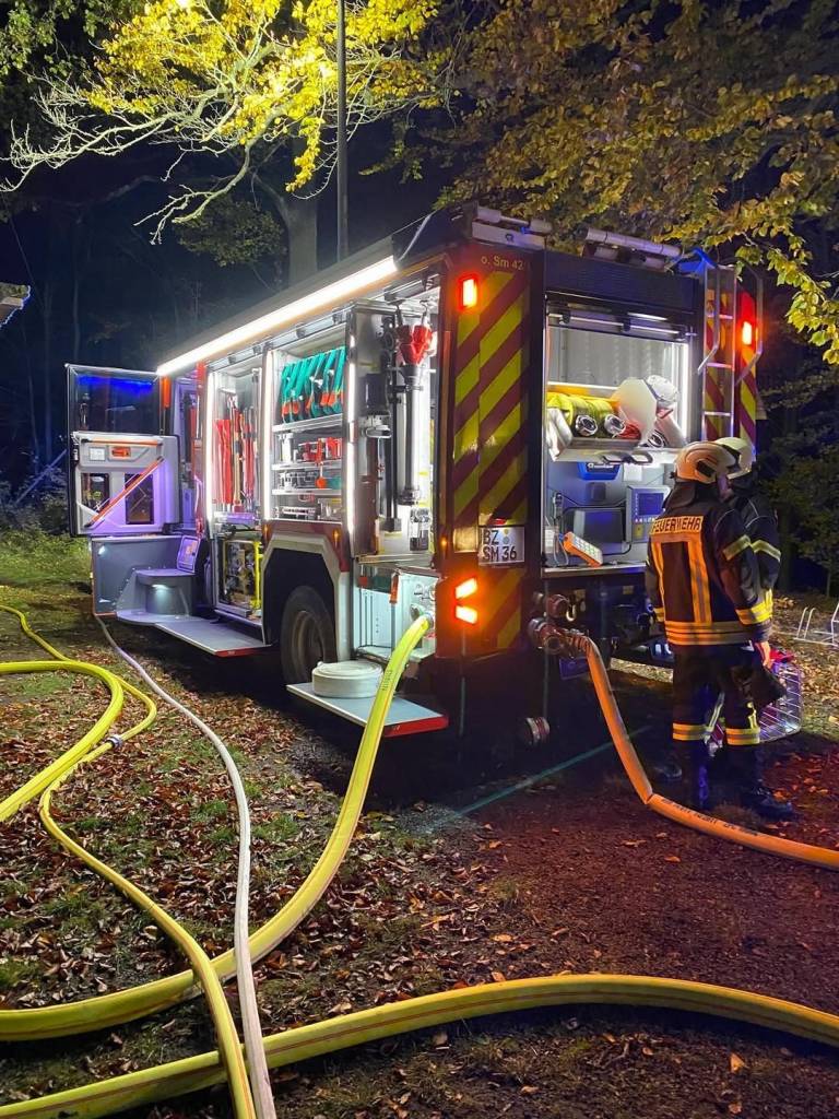 Gaststätte in Vollbrand