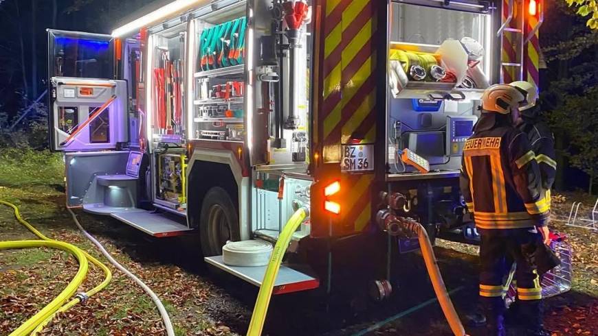 Gaststätte in Vollbrand