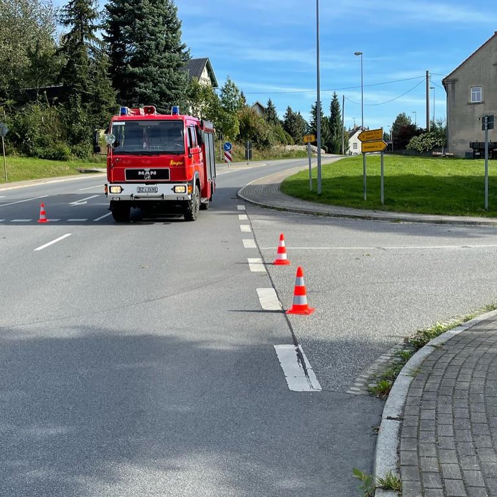 Einsatz der Feuerwehr Schmölln-Putzkau