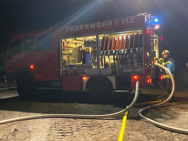 Einsatz der Feuerwehr Schmölln-Putzkau