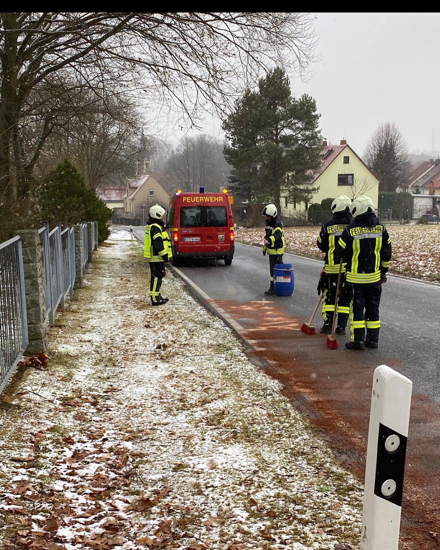 Einsatz der Feuerwehr Schmölln-Putzkau
