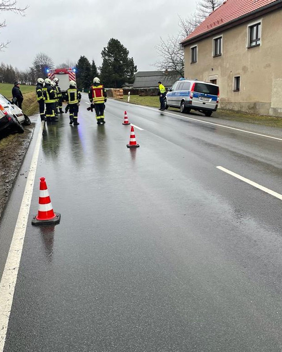 Einsatz der Feuerwehr Schmölln-Putzkau