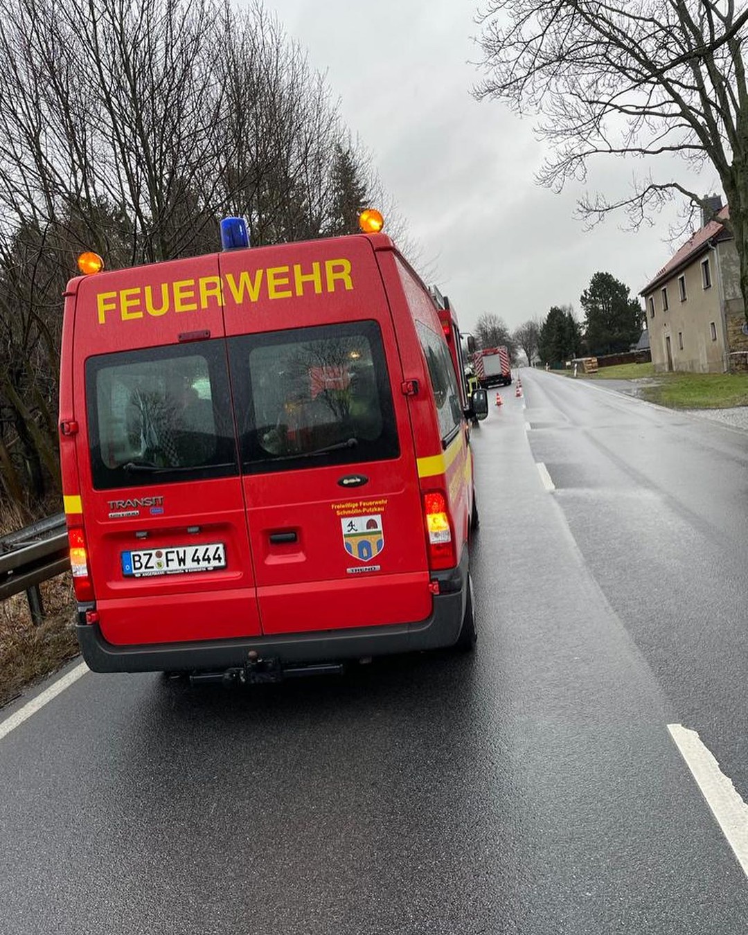 Einsatz der Feuerwehr Schmölln-Putzkau