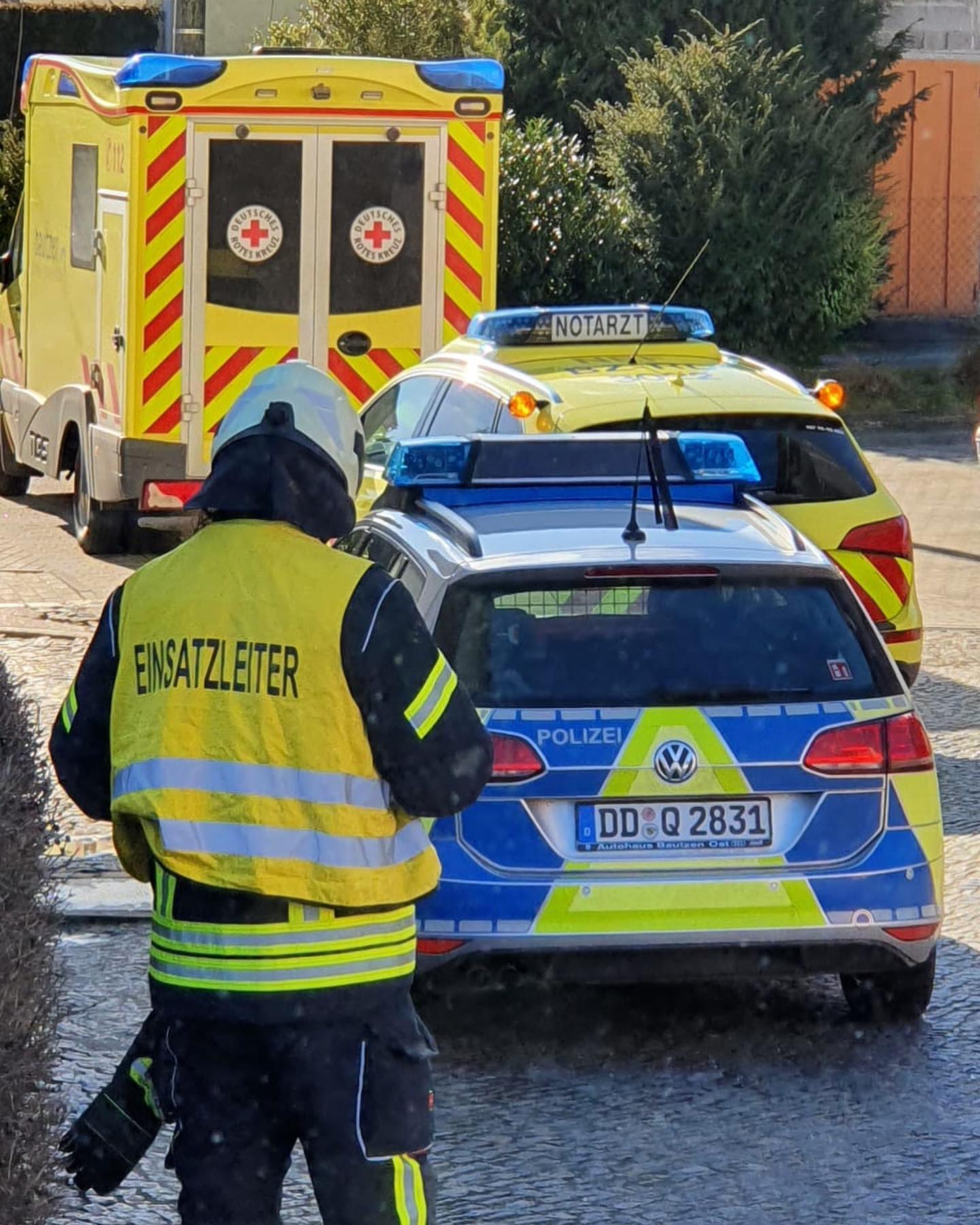 Einsatz der Feuerwehr Schmölln-Putzkau