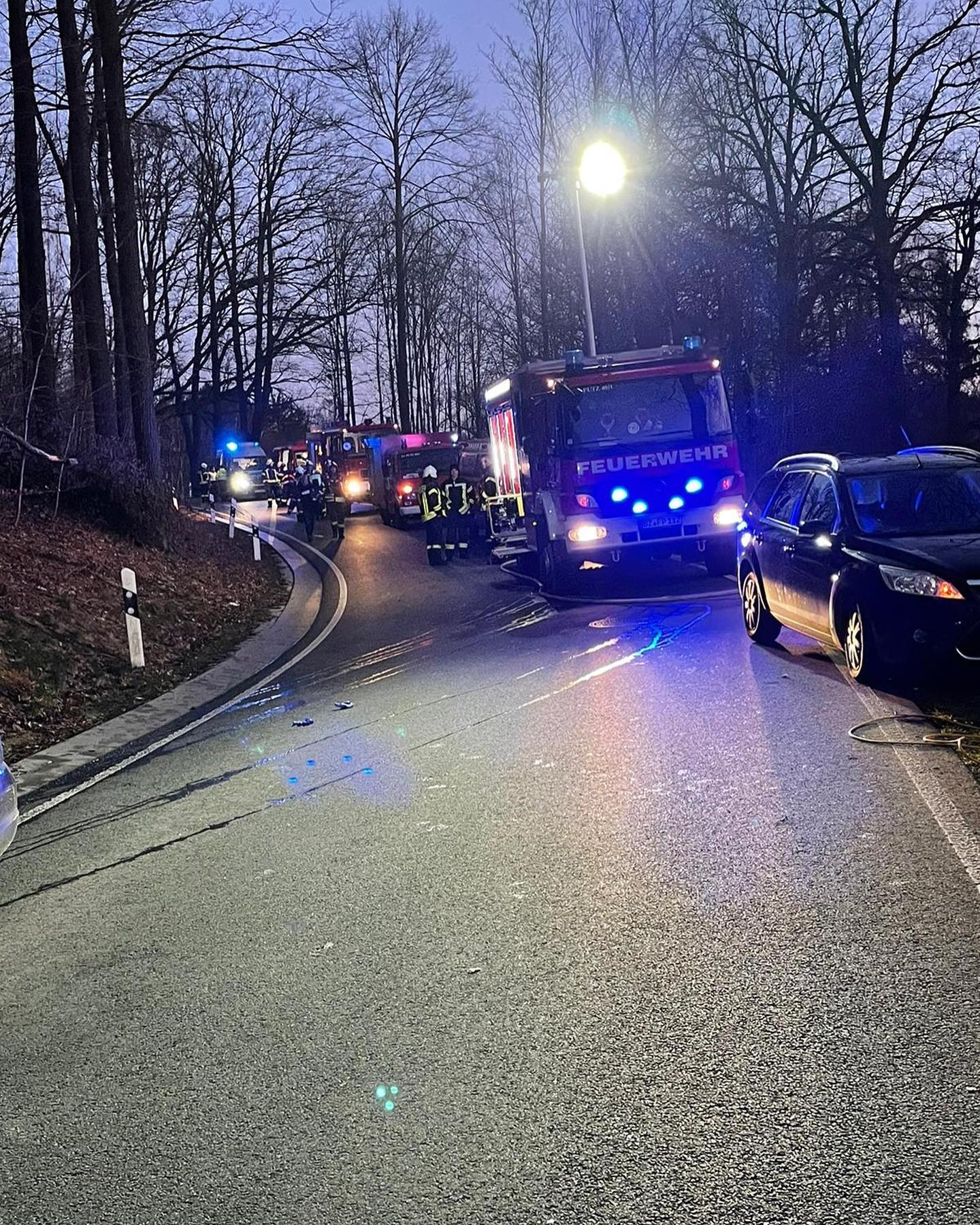 Einsatz der Feuerwehr Schmölln-Putzkau