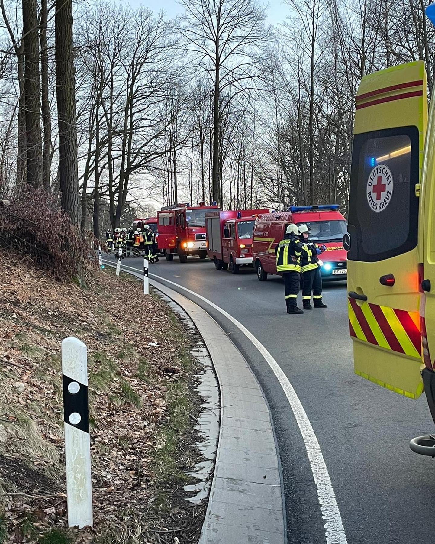 Einsatz der Feuerwehr Schmölln-Putzkau