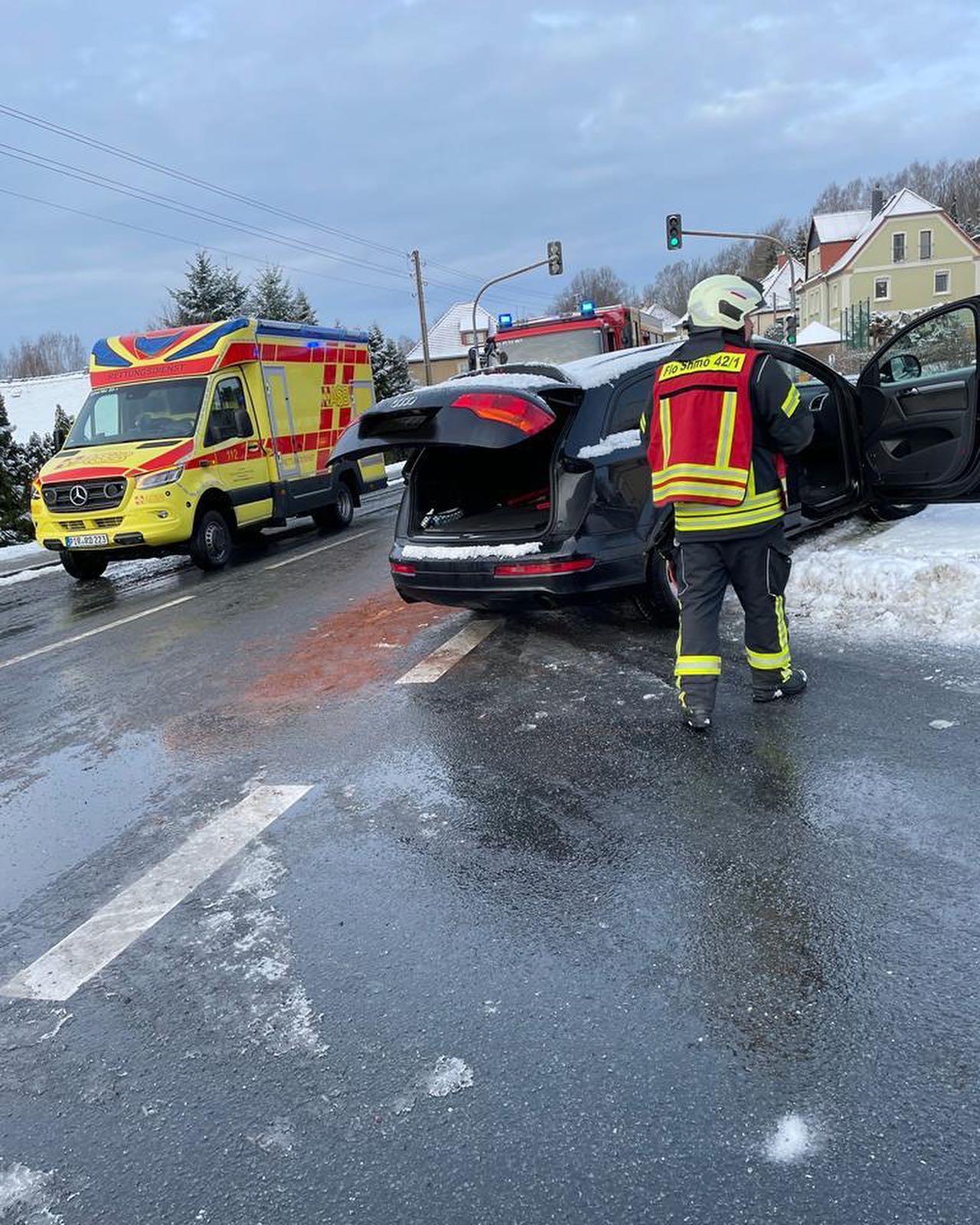 Einsatz der Feuerwehr Schmölln-Putzkau