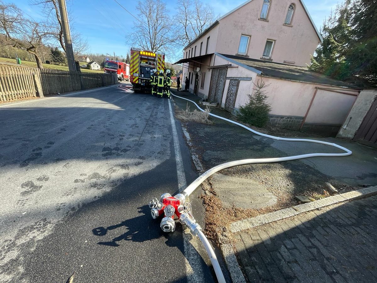 Einsatz der Feuerwehr Schmölln-Putzkau