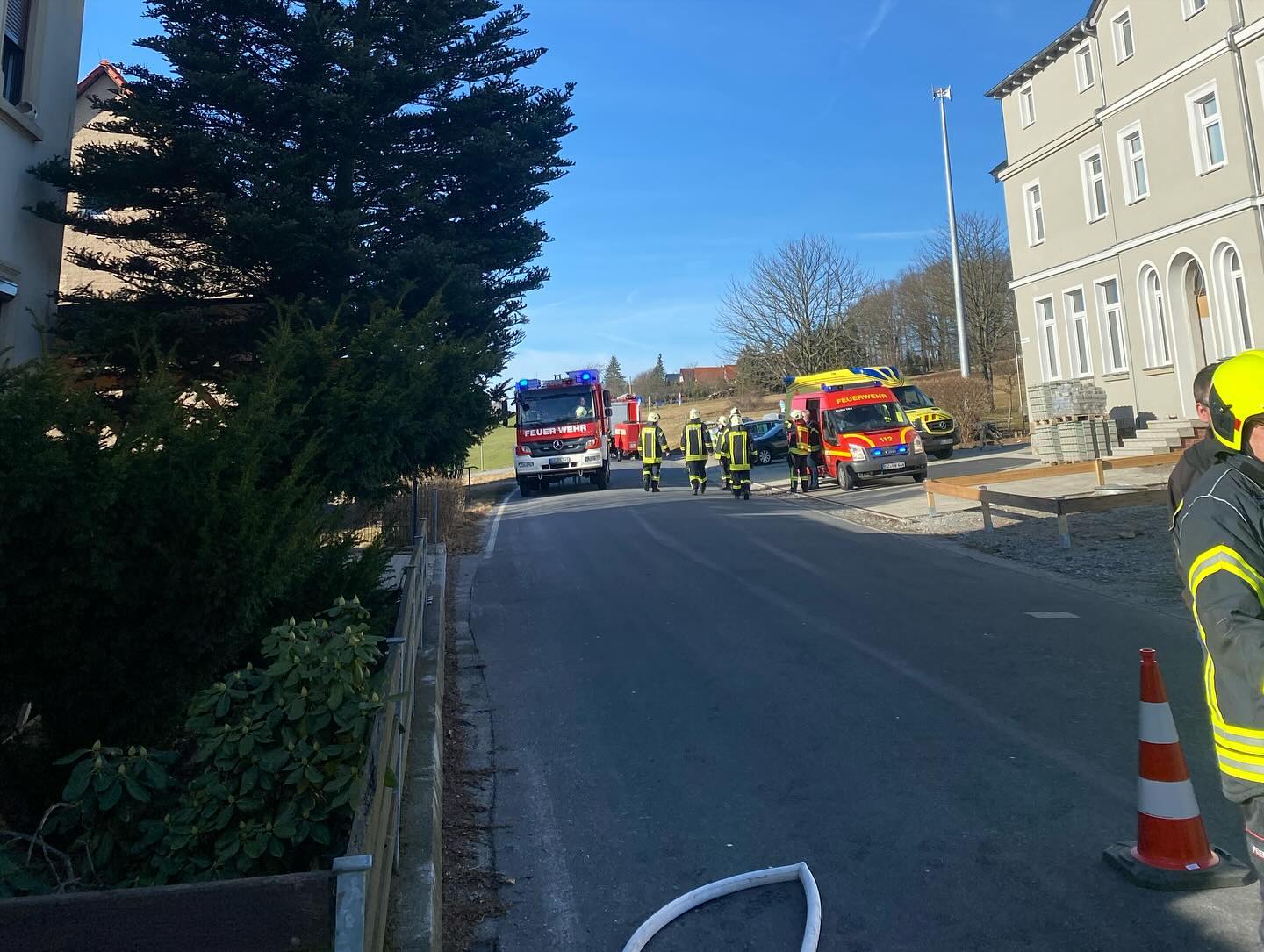 Einsatz der Feuerwehr Schmölln-Putzkau