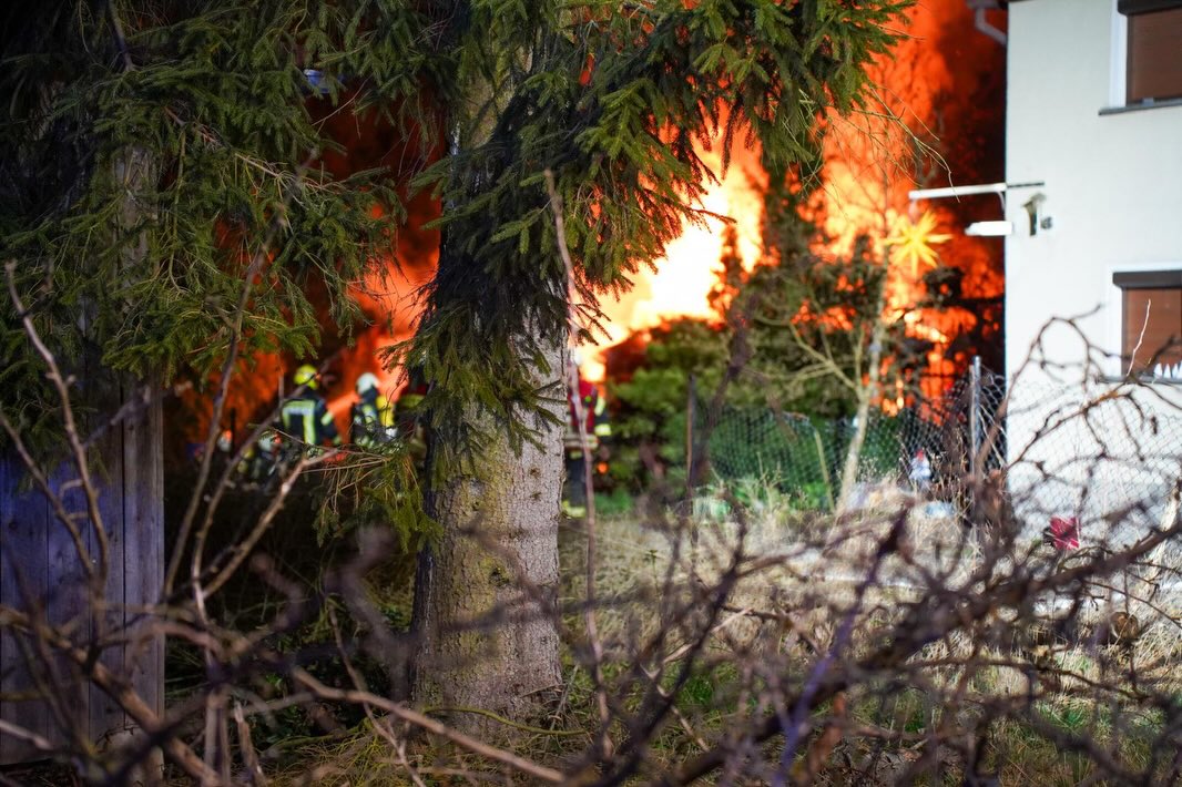Einsatz der Feuerwehr Schmölln-Putzkau