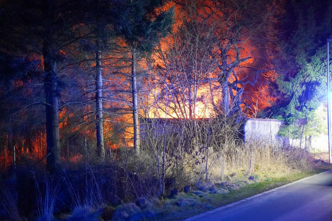 Einsatz der Feuerwehr Schmölln-Putzkau