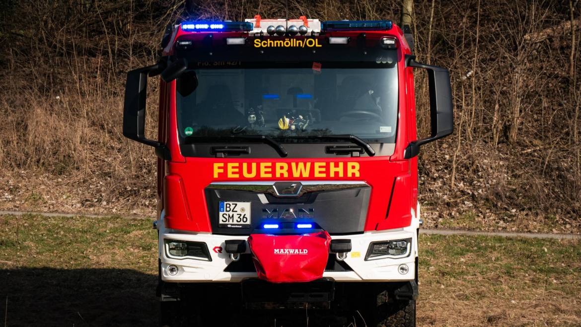 B1, Rauchentwicklung im Freien