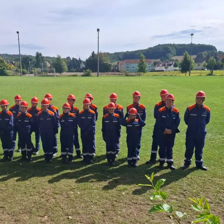 Auch dieses Jahr starteten wir mit unserer Jugendfeuerwehr mit der UVV ( Unfallschutzbeleh