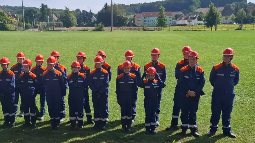 Auch dieses Jahr starteten wir mit unserer Jugendfeuerwehr mit der UVV ( Unfallschutzbeleh