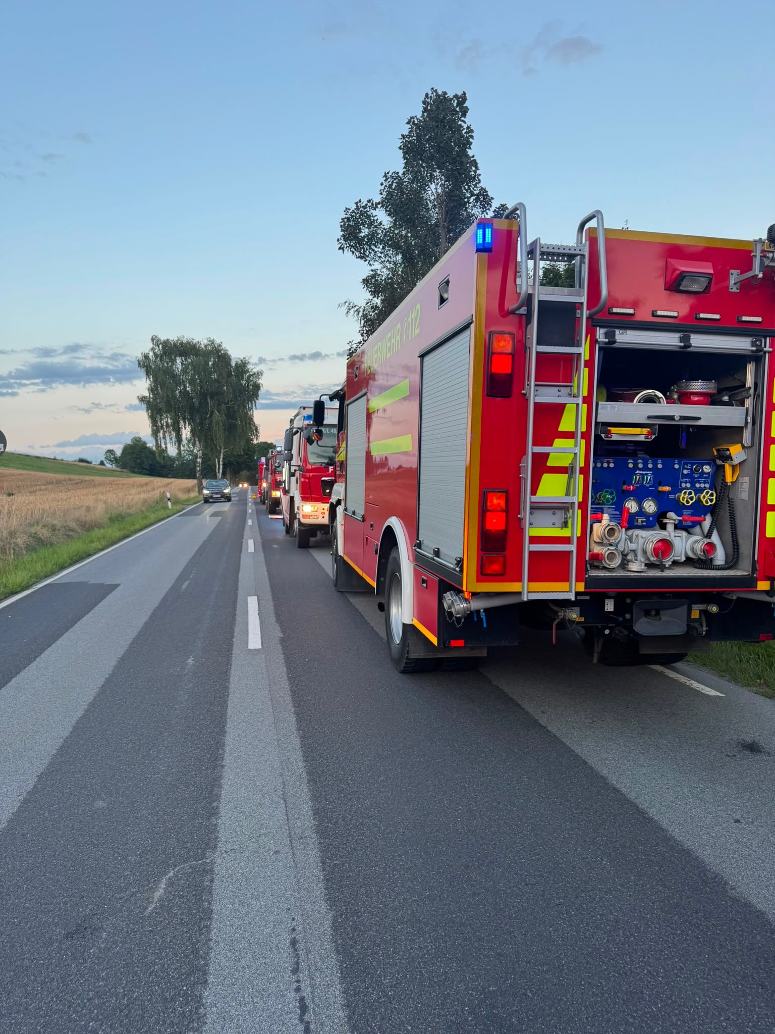 Einsatz der Feuerwehr Schmölln-Putzkau