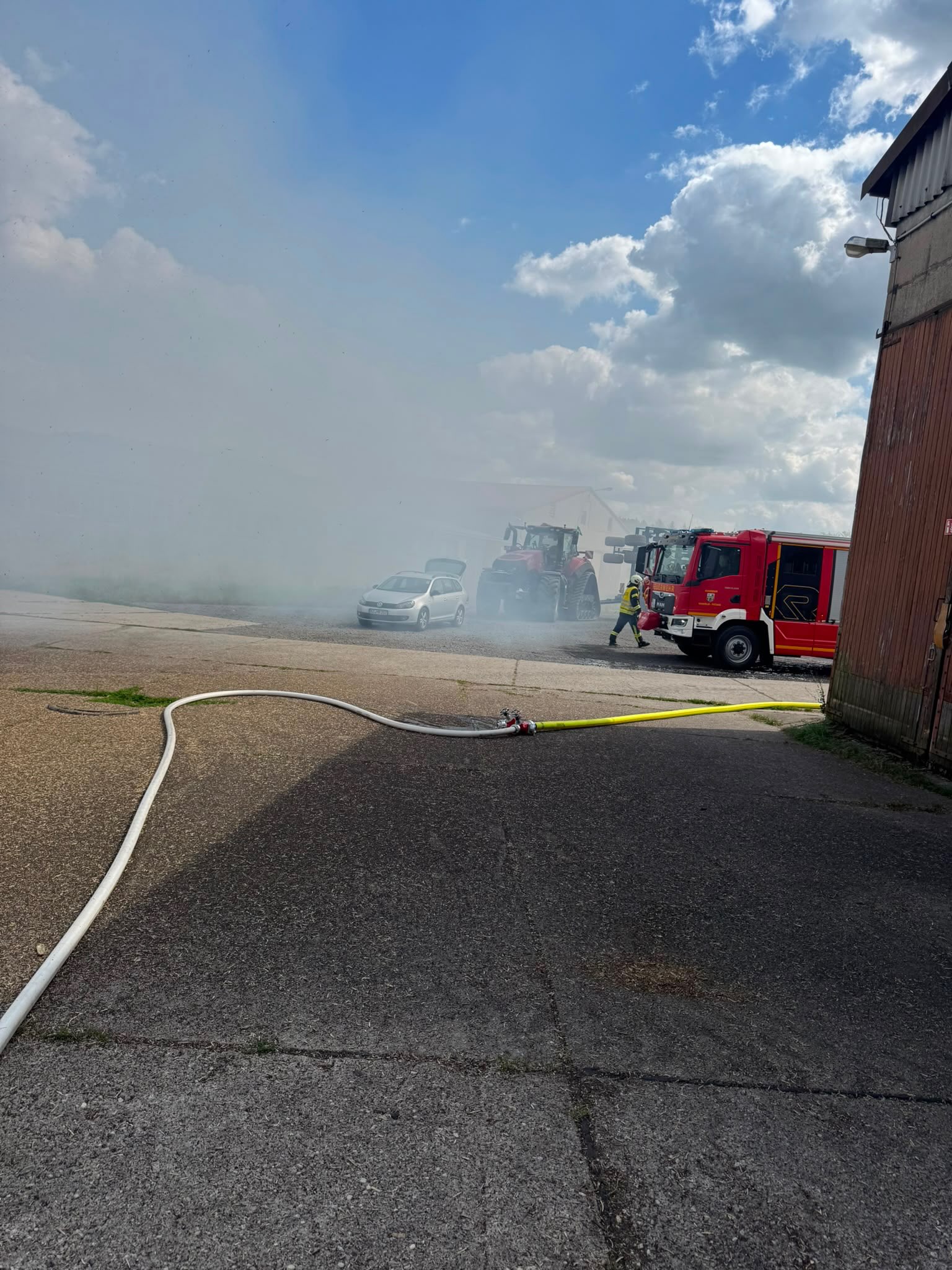Einsatz der Feuerwehr Schmölln-Putzkau