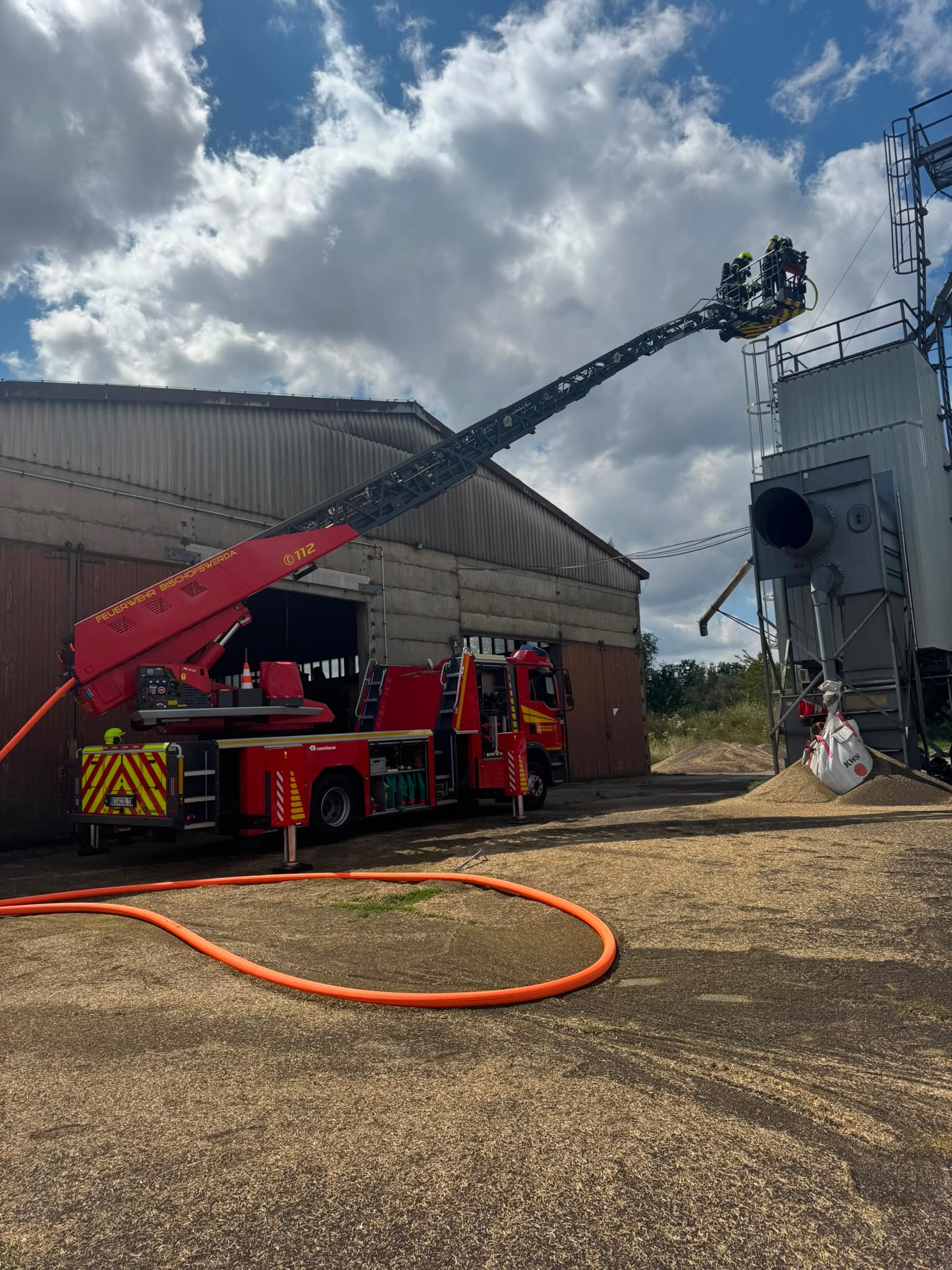 Einsatz der Feuerwehr Schmölln-Putzkau
