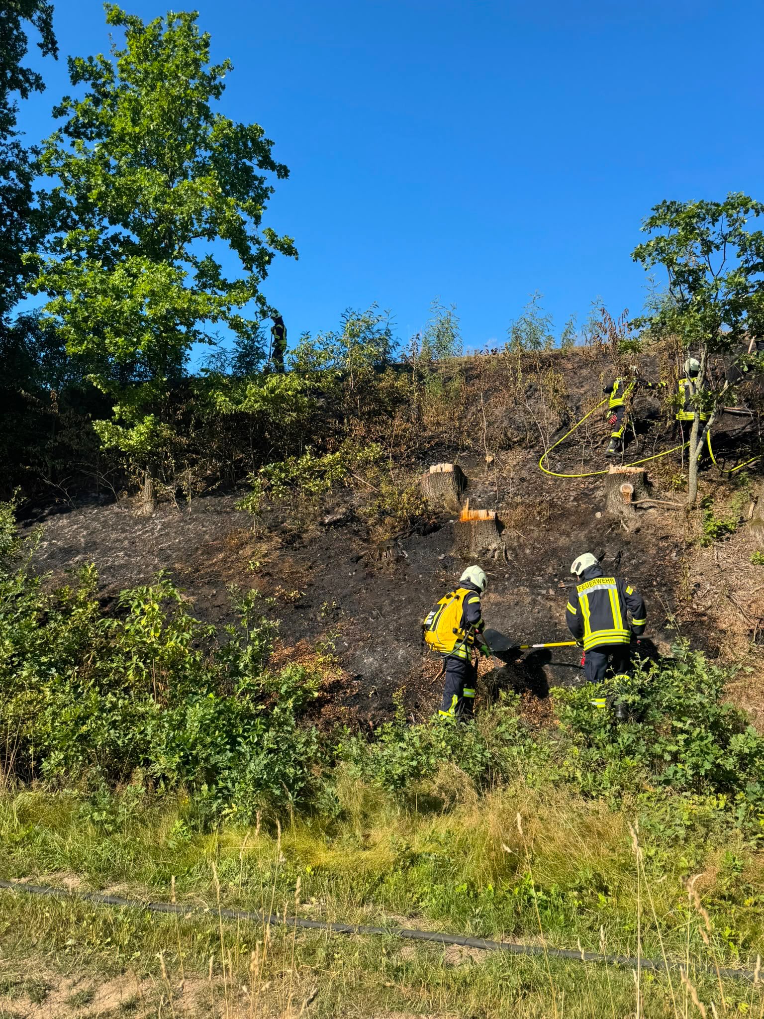 Einsatz der Feuerwehr Schmölln-Putzkau
